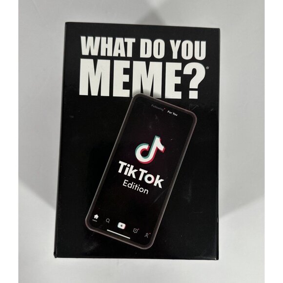 What Do You Meme? Tik Tok Edition Party Game Drinking Game Funny and Fun! BSFW - Picture 1 of 12